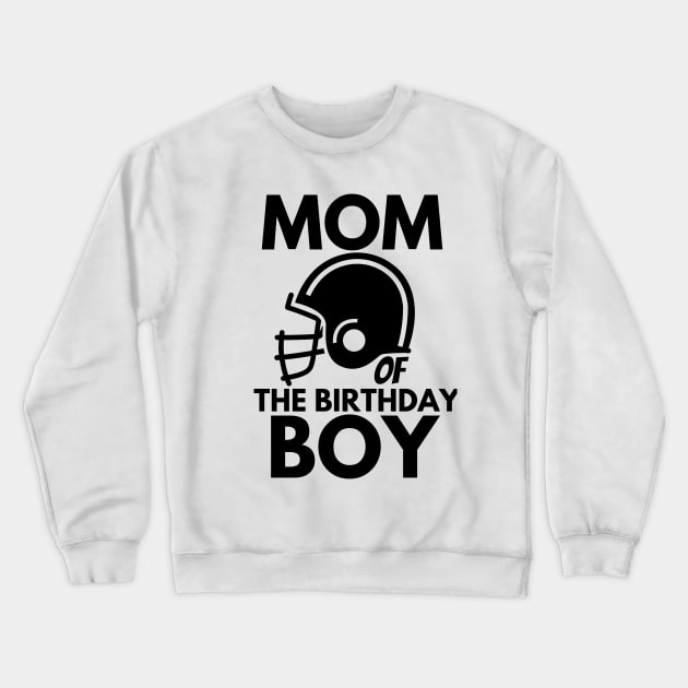 Mom of the birthday boy Crewneck Sweatshirt by mksjr